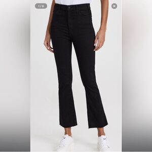 Mother the hustler ankle jeans size 25 not‎ guilty black wash